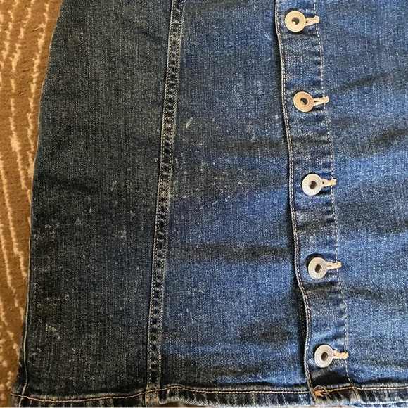 Abercrombie Kids Cotton Denim Button-Front Skirt - Picture 5 of 6